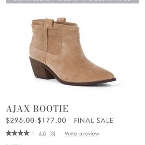 Joie Ajax Booties Tan Size EU 38 US 8